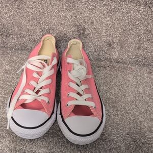 Converse Kids Pink Canvas Sneakers